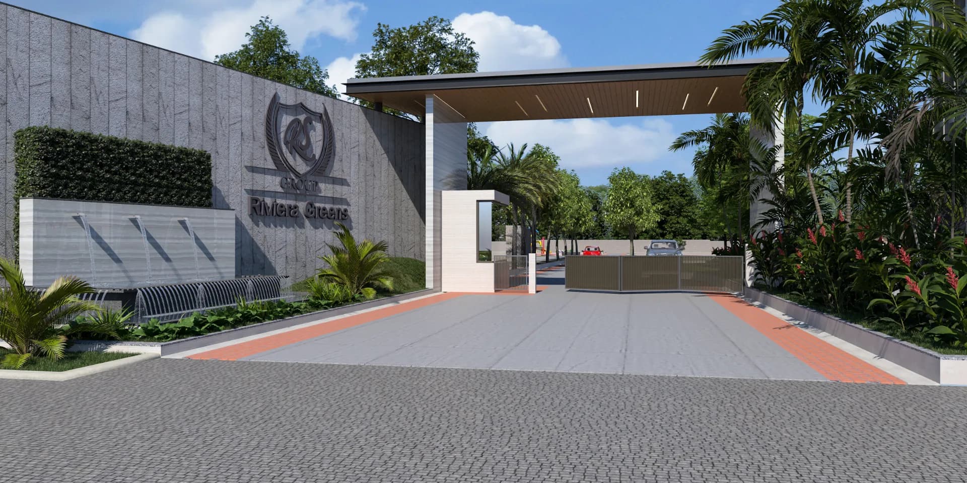 Riviera Greens entrance gate