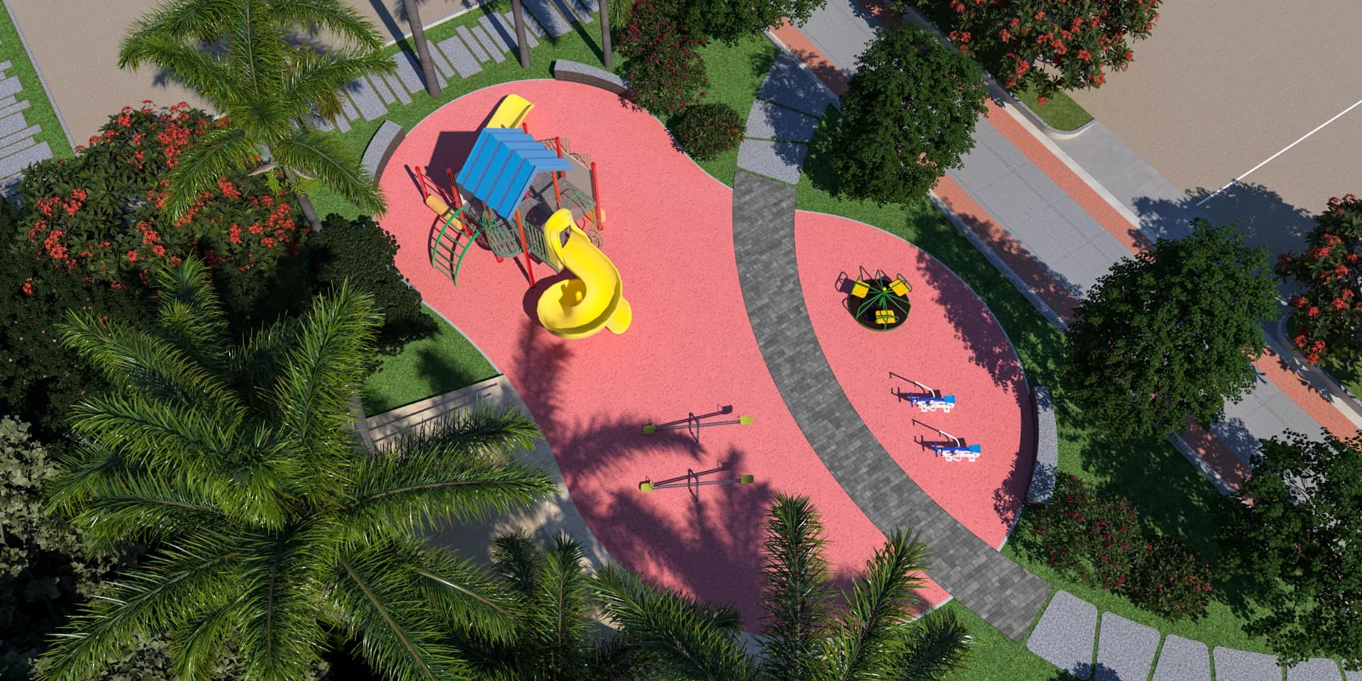 Wider roadway and approach connectivity